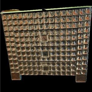 Mirrored Glass jewelry Chest